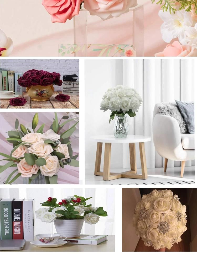 Best Welcome Fashion Foam Rose Artificial Flower Real Touch Showsea Home Decoration Real Flower Artificial Flowers Heads