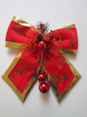 Beautiful Artificial Christmas Decoration Bow Knot