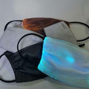 LED Anti Dust Mask 7 Color Changeable Luminous DJ Music Party