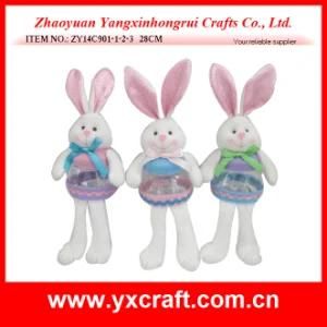 Easter Decoration (ZY14C901-1-2-3 28CM) Easter Plastic Candy Container Gift Ornament