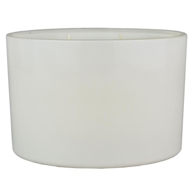 Unique Design Green Large 3 Wickes Glass Container Wide Mouth Glass Candle Jar
