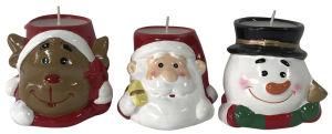 Export Small Decoration Santa Claus Candlestick Candle Holder
