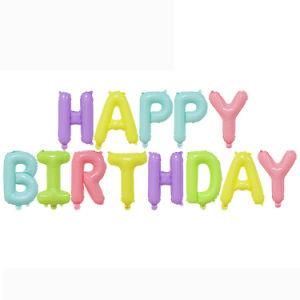 16inch Letter Helium Foil Balloons Globos Balony Banner Colorful Balloons