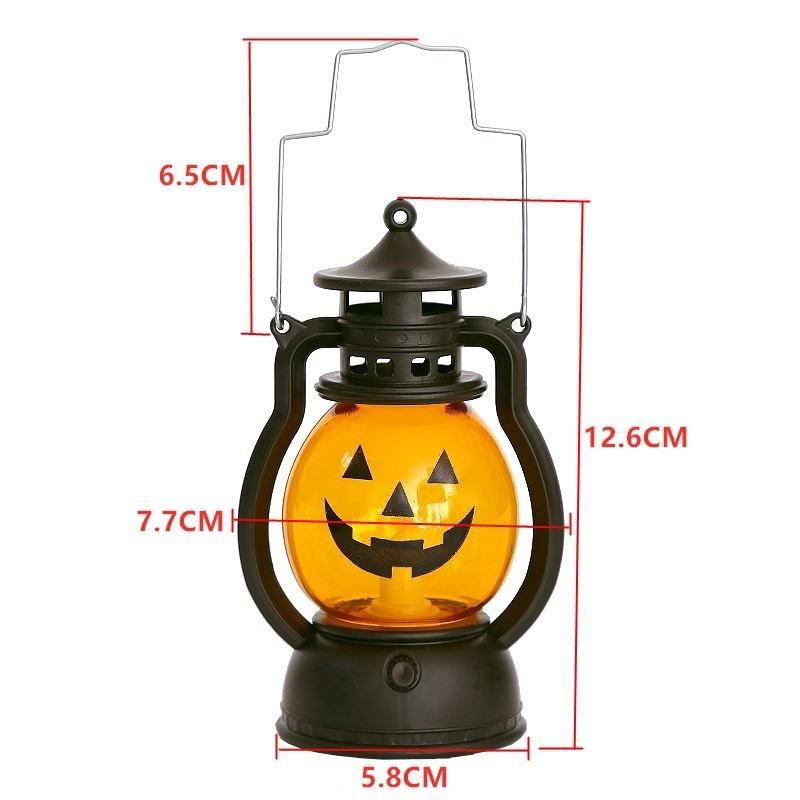 Halloween Portable Pumpkin Skull Head Lamp Halloween Lantern 3 Patterns