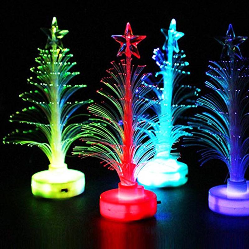Mini Luminous Colorful Fiber Small Christmas Tree Light