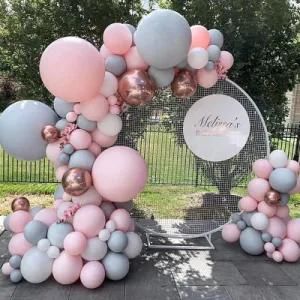 169PCS Rose Gold Pink Balloon Garland Arch Kit Birthday balloon