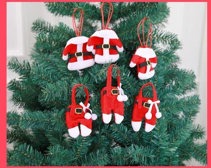 Fancy Santa Christmas Decorations Pockets Dinner Table Decor