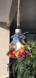 High Quality PET of Food Grade Tree Shape Liquid Container for Christmas Ornament
