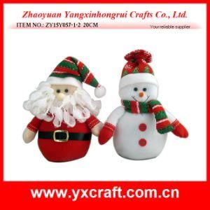Christmas Decoration (ZY15Y057-1-2) Christmas Stuffed Toy Holiday Decoration for Sale Chinese Product