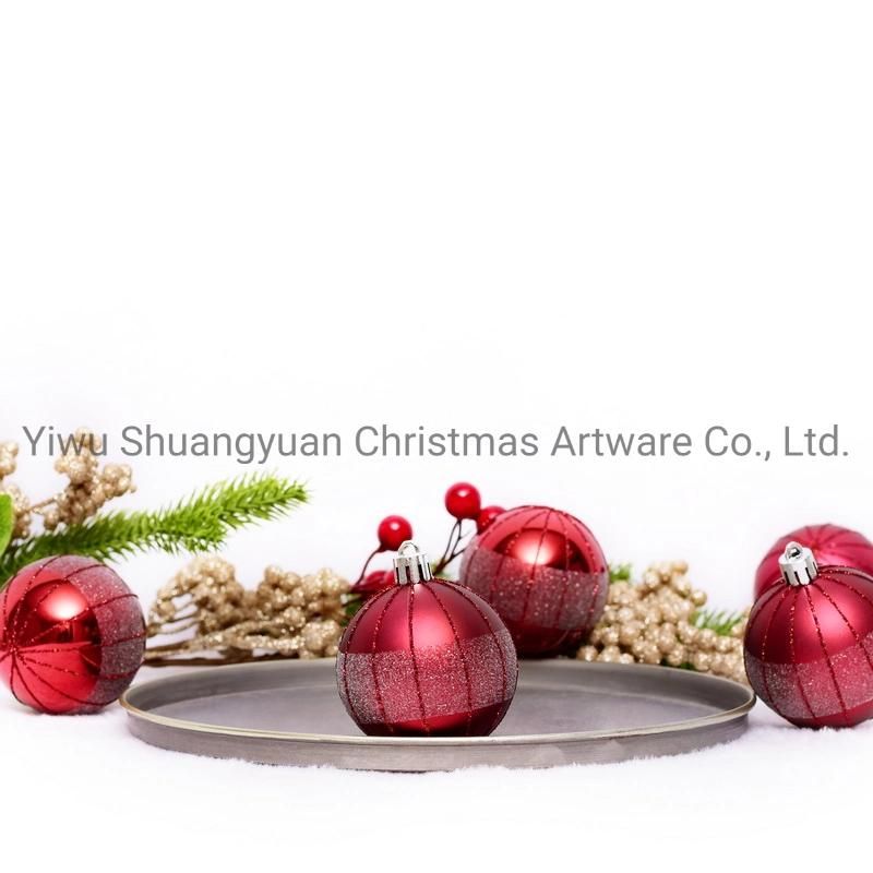 New Design Christmas Ball for Holiday Wedding Party Decoration Supplies Hook Ornament Craft Gifts