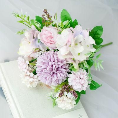 Nordic Ins Simulation Rose Wedding Holding Bouquet Wedding Photography Props Floral Home Decoration Simulation