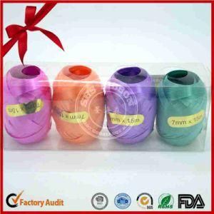 Wholesale 5mm 10m Glitter Plastic Ribbon Egg for Party