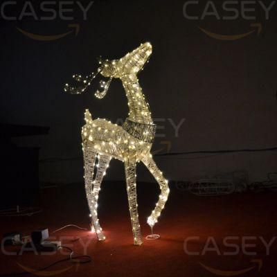 LED Christmas Outdoor Decoration 3D Giant Lighting Teddy Bear Motif Light
