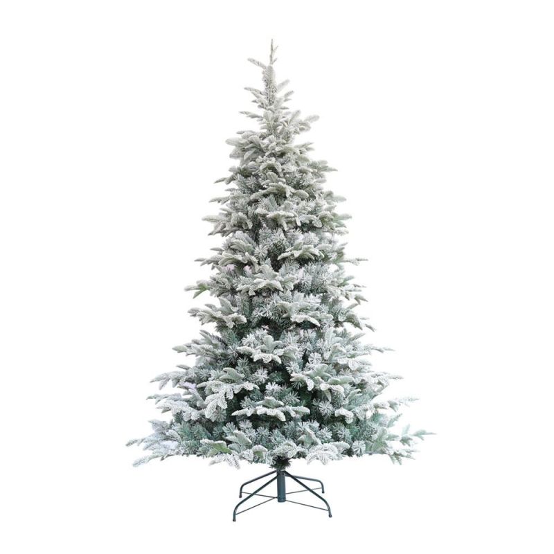 Flocked Snowing PVC Artificial Christmas Trees with 9 Sizes