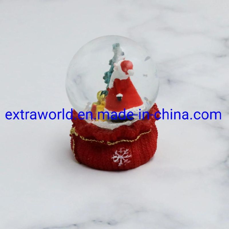 Custom Christmas Resin Snow Globe Water Ball Christmas