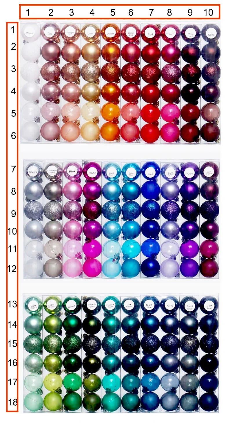 Outdoor Hanging Glitter Shatterproof Custom Organizer Clear Christmas Xmas Balls for Tree