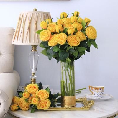 Artificial Rose Flower Bouquet Real Touch Rose Wet Touch Real Rose Wedding Party Home Decor