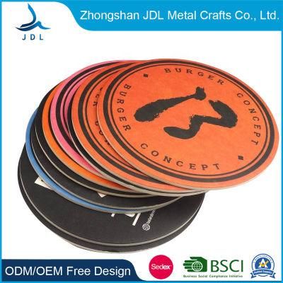 Hot Sale Custom Printed Round Cheap Absorbent Drink Cup Unique Table Mats More Design Cardboard Paper Coaster