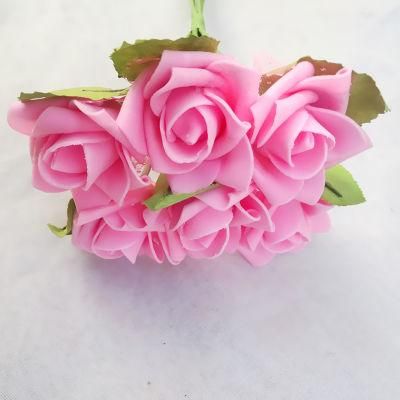 Decorative Artificial Flower Wreath Rose for Wall Decoration