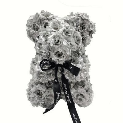 Free Sample Amazon Top Seller 2020 Artificial Flower Teddy Rose Bear for Wedding Decoration