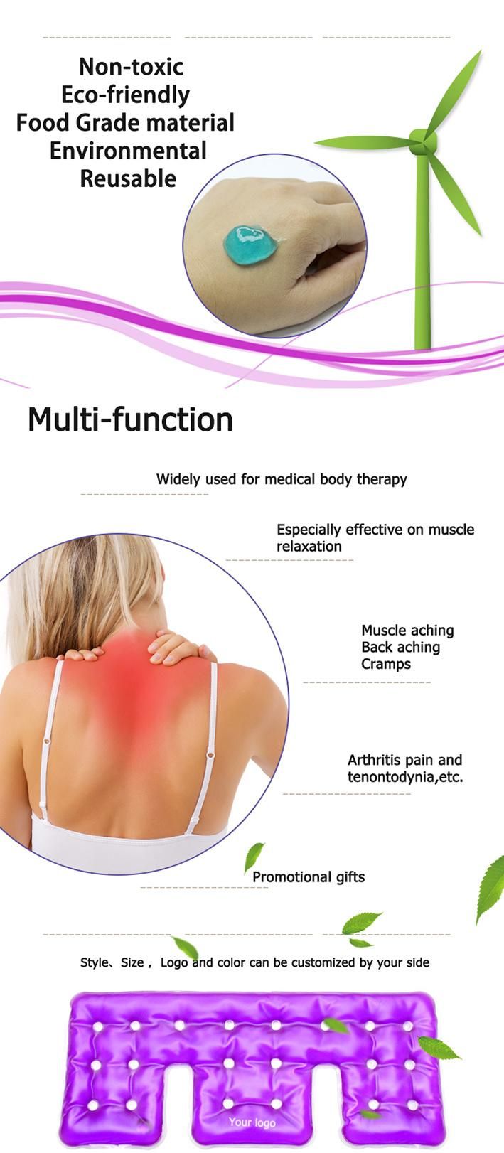 Coin Activated Gel Heat Pack Sodium Acetate Shoulder Heat Pack