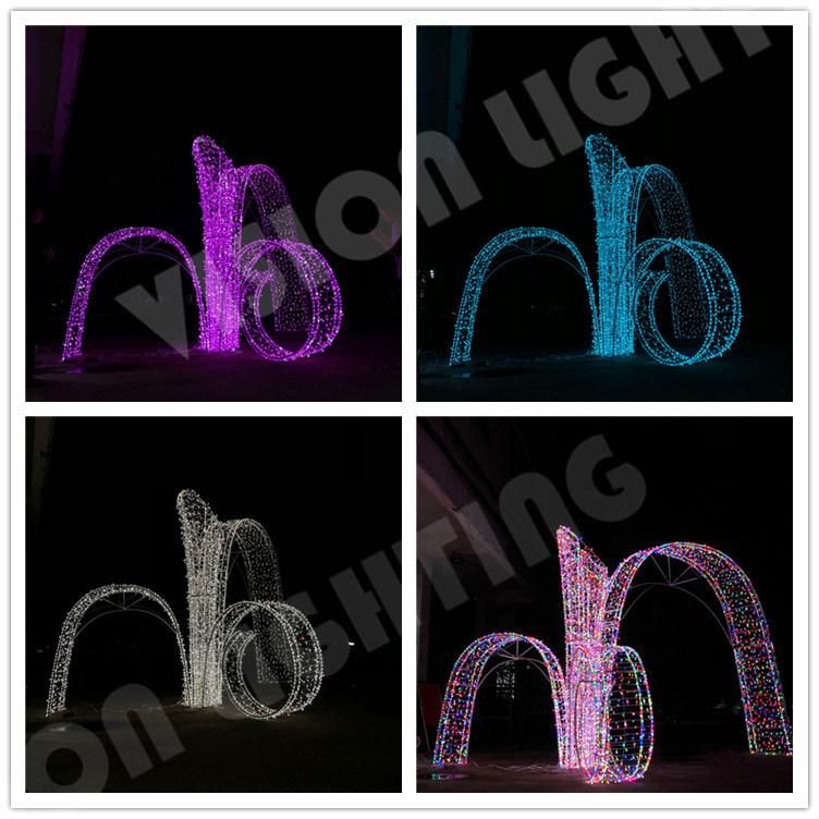 Large Christmas Decorations Outdoor Ramadan LED Lighted Arch