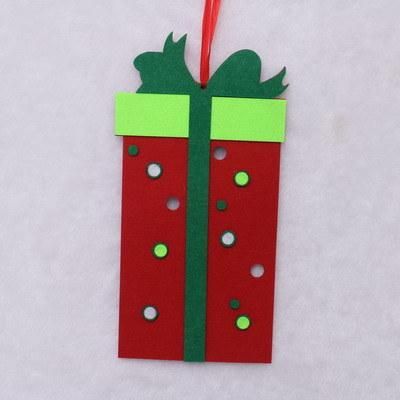 BSCI Certificate Factory Sale 22.5*15cm Felt Material Tree Shape Ornaments
