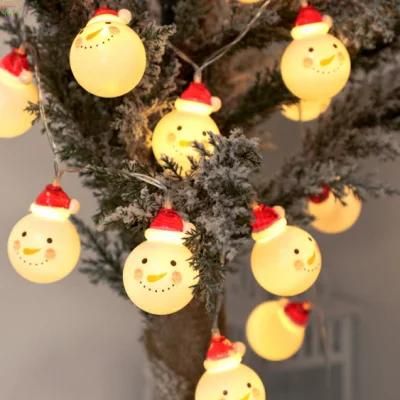 LED Snowman String Light Christmas Lights Lamp String