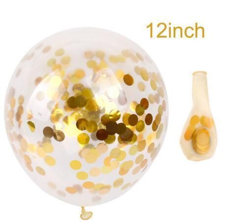 New Arrival Good Quality Gold Confetti Balloons