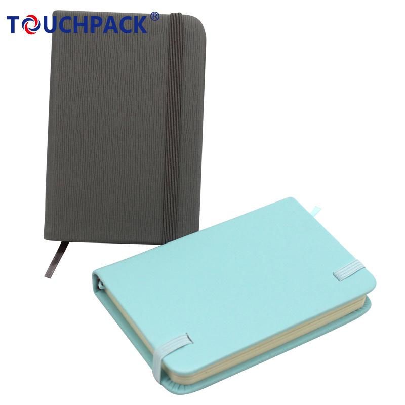 Soft PU Cover Cheap Notebook with Logo Printing
