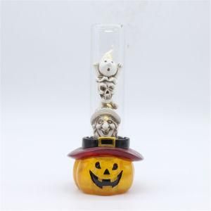 Quanzhou Factory Direct Sales Polyresin Halloween Pumkin Statue Home/Garden Decoration