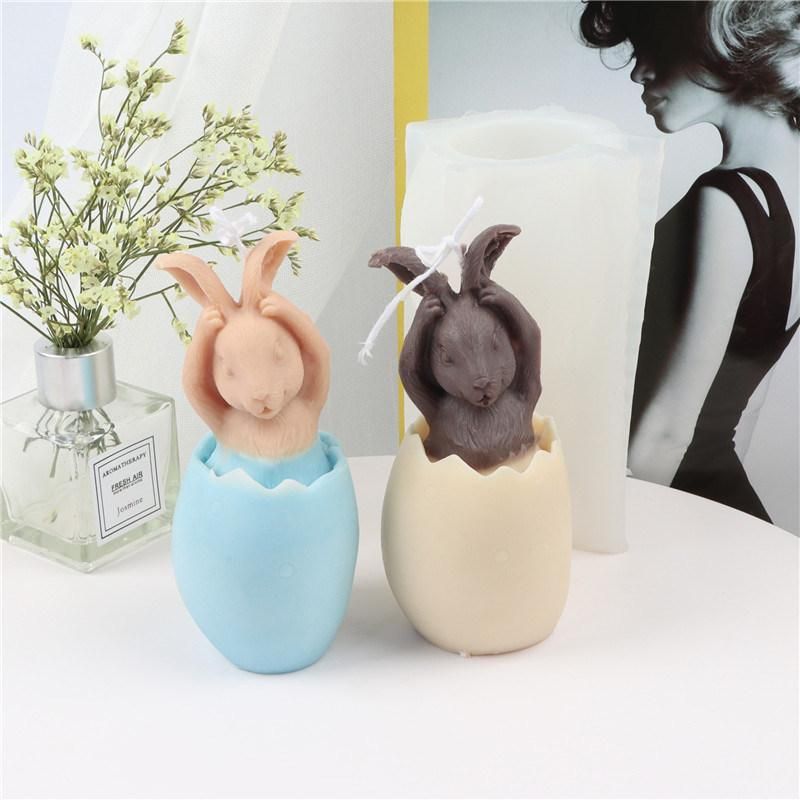 Easter Eggshell Candle Model Rabbit Aromatherapy Module