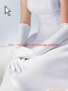 Classic Longer Satin Wedding Gloves (JYG-29308)