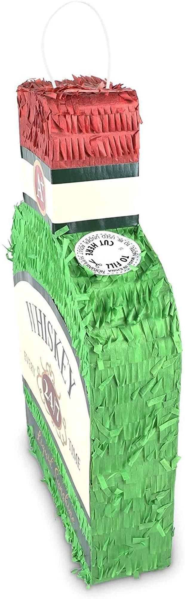 Whisky Bottle Pinata (16.5 X 11 Inches)