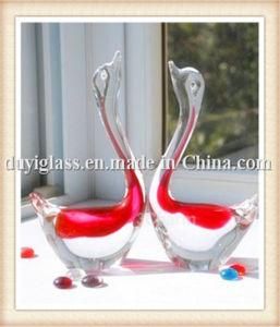 Animal Red Glass Craft for Display