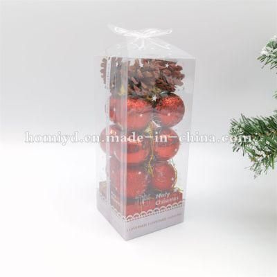 Display Box Christmas Gift Bags Electroplate Ball Christmas Balls Plastic Balls Christmas Decorations