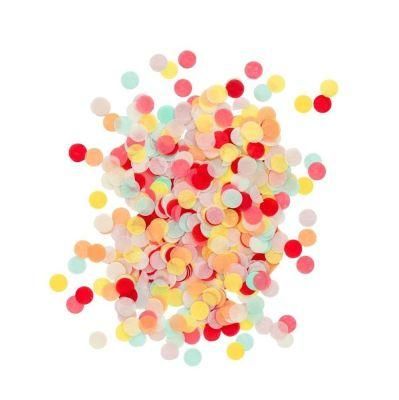 Premium Quality Colorful Tissue Paper Confetti Circles for Birthdays, Weddings