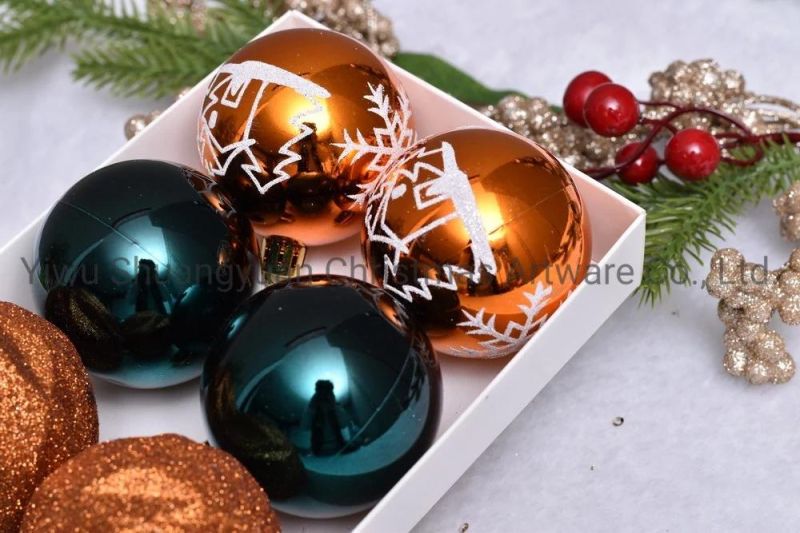 New Design High Sales Christmas Ball for Holiday Wedding Party Decoration Supplies Hook Ornament Craft Gifts