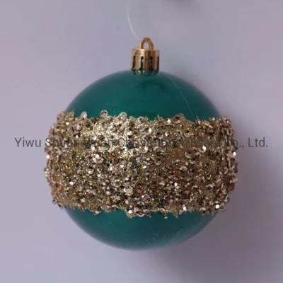 Christmas Painted Plastic Ornament Ball