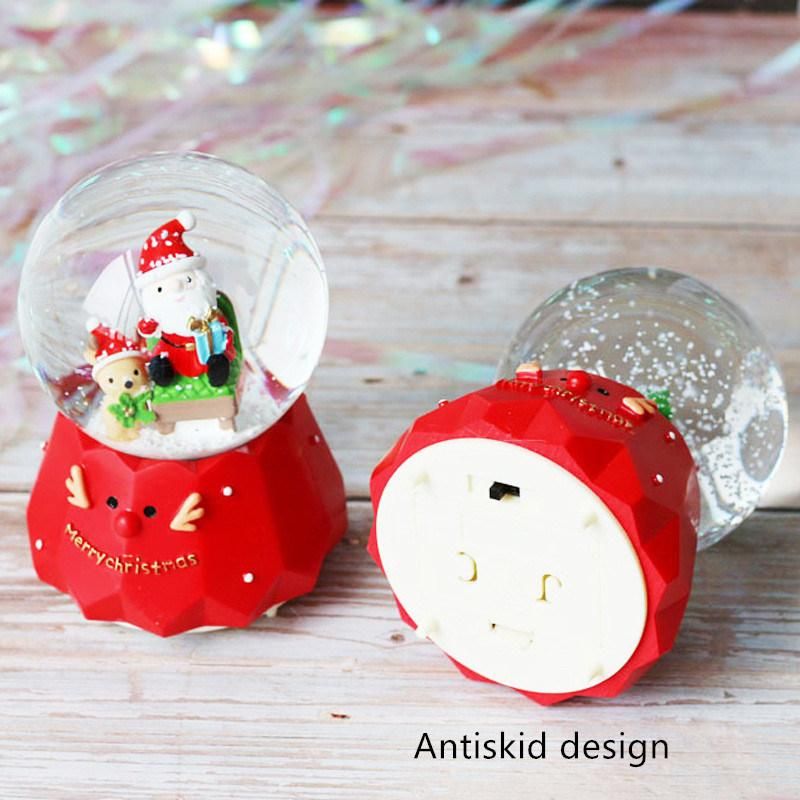 Wholesale High Quality Crystal Ball Music Box for Christmas