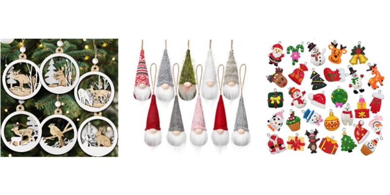 Christmas Tree Hanging Gnomes Ornaments, Santa Elf Hanging Home Decorations Holiday Decor