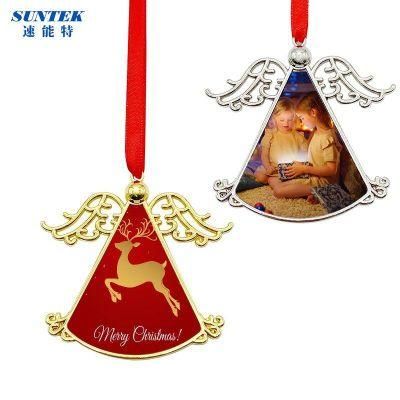 New 2021 Sublimation Metal Christams Ornament Wind Chimes