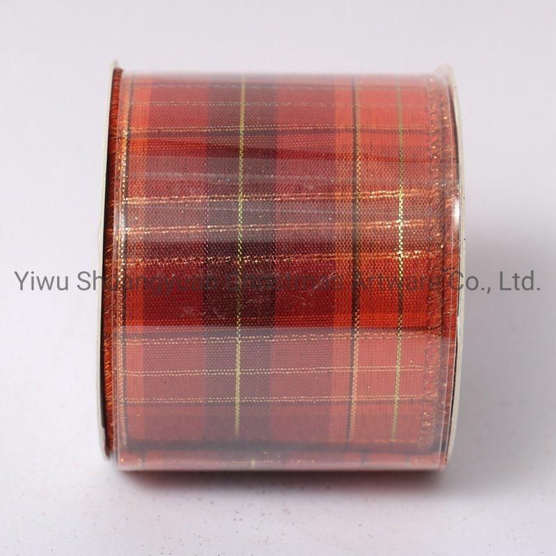 Christmas Ribbon Decor for Holiday Wedding Party Decoration Supplies Hook Ornament Craft Gifts