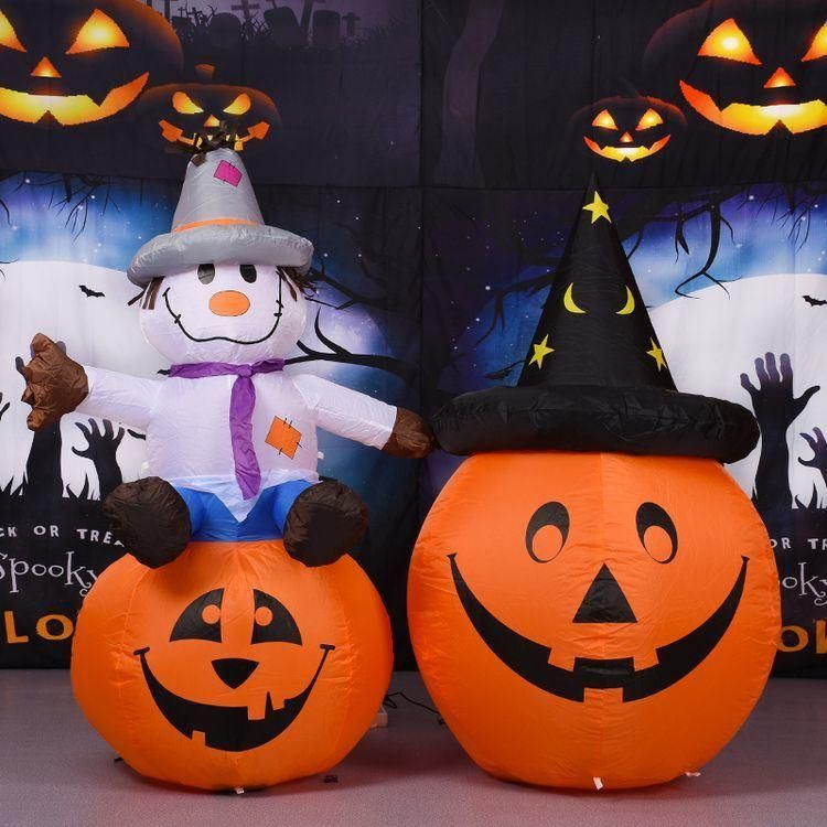 New Design Inflatable Halloween Pumpkin Scarecrow Decoration for Sale