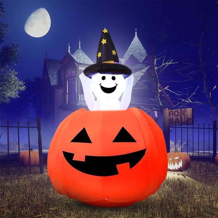 Halloween Inflatable Outdoor Yard Decoration Halloween Pumpkin Inflatable for Sale