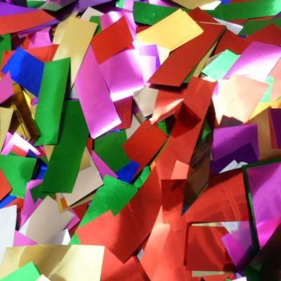 Eco-Friendly Biodegradable Confetti for Christmas Favor Rice Paper White Multi Color