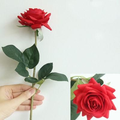 PU Rose Feel Lover Rose Home Decoration Wedding Products Real Touch Rose