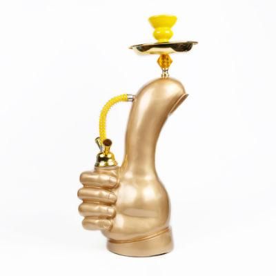 Wholesale Hookahs Set Gold Thumbs up Style Hookah