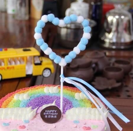 Balloon Cloud Rainbow Creative Cake Decoration