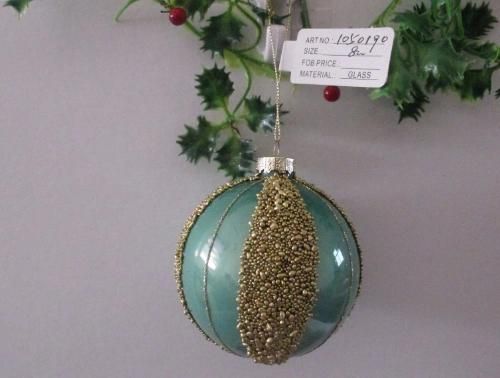 2020 New Hand Made Glass Ball for Xmas Tree Decoration
